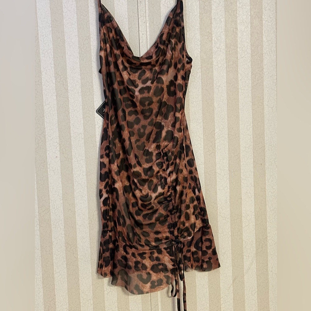 Leopard print chemise lingerie - Picture 9 of 12